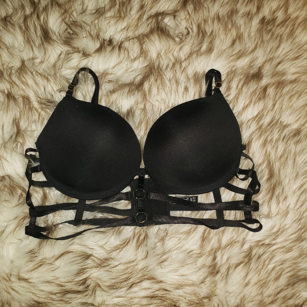 36C Caged Harness Super Pushup Bra